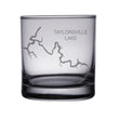Load image into Gallery viewer, Taylorsville Lake (KY) Map Engraved Glasses