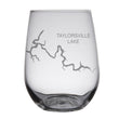 Load image into Gallery viewer, Taylorsville Lake (KY) Map Engraved Glasses