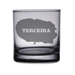 Load image into Gallery viewer, Terceira Island Map Engraved Glasses