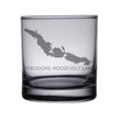 Load image into Gallery viewer, Theodore Roosevelt Lake (AZ) Map Engraved Glasses