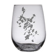 Load image into Gallery viewer, Three Lakes (WI) Map Engraved Glasses