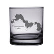 Load image into Gallery viewer, Tippecanoe Lake (IN) Map Engraved Glasses
