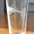 Load image into Gallery viewer, Walleye Laser Engraved Glasses