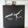 Load image into Gallery viewer, Watauga Lake (TN) Engraved Stainless Steel Flask - 6 oz.