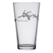 Load image into Gallery viewer, Weiss Lake (AL) Engraved Map Glasses