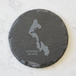 Load image into Gallery viewer, Whidbey Island Coaster Set (Slate or Leatherette)