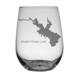 Load image into Gallery viewer, Whiskeytown Lake (CA) Map Engraved Glasses