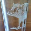 Load image into Gallery viewer, Wild Boar Engraved Glasses