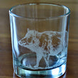 Load image into Gallery viewer, Wild Boar Engraved Glasses