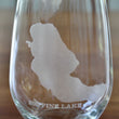Load image into Gallery viewer, Big Pine Lake Map Engraved Glasses