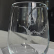 Load and play video in Gallery viewer, Lake Hartwell (GA/SC) Map Engraved Glasses
