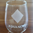 Load image into Gallery viewer, Ski Trail Symbol Engraved Glasses - Advanced