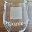Load image into Gallery viewer, Ski Trail Symbol Engraved Glasses - Intermediate
