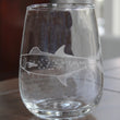 Load image into Gallery viewer, Spanish Mackerel Engraved Glasses