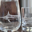 Load image into Gallery viewer, Swordfish Engraved Glasses