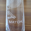 Load image into Gallery viewer, Tennis Engraved Glasses - "Game.Set.Match"