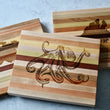Load image into Gallery viewer, Marblehead Map Engraved Wooden Serving Board & Bar Board