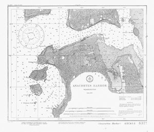 Anacortes Harbor Map 1917