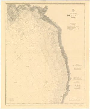 Apalachee Bay Map - 1889