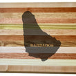 Load image into Gallery viewer, Barbados Map Engraved Wooden Serving Board & Bar Board
