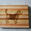 Load image into Gallery viewer, Beagle Engraved Wooden Serving Board & Bar Board