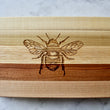 Load image into Gallery viewer, Bee Engraved Wooden Serving Board & Bar Board