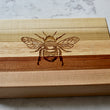 Load image into Gallery viewer, Bee Engraved Wooden Serving Board & Bar Board