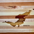 Load image into Gallery viewer, Bequia Map Engraved Wooden Serving Board & Bar Board