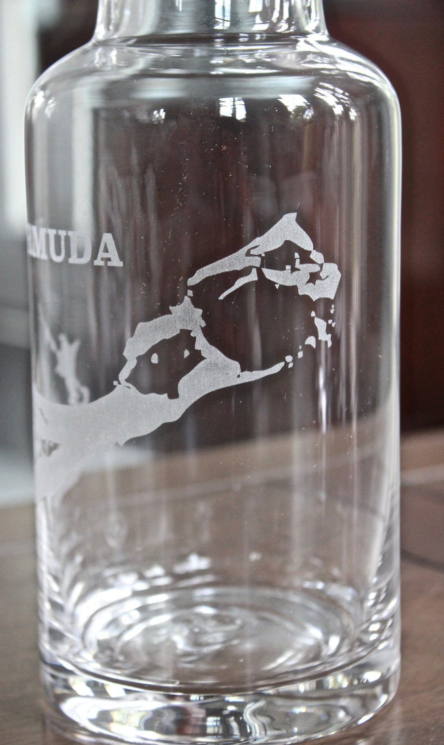 Bermuda Engraved Glass Carafe