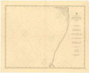 Big Marco Pass to San Carlos Bay, Florida Map - 1897