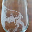 Load image into Gallery viewer, Bison (Buffalo) Laser Engraved Glasses