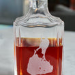 Load image into Gallery viewer, Block Island Engraved Whiskey Decanter - 26oz Square Crystal Decanter with Stopper
