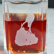 Load image into Gallery viewer, Block Island Engraved Whiskey Decanter - 26oz Square Crystal Decanter with Stopper
