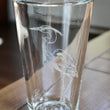 Load image into Gallery viewer, Blue Heron Engraved Glasses