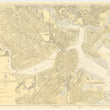 Load image into Gallery viewer, Boston Inner Harbor Map - 1921