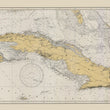 Load image into Gallery viewer, Cuba Map - 1933