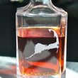Load image into Gallery viewer, Cape Cod Engraved Whiskey Decanter - 26oz Square Crystal Decanter with Stopper