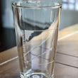 Load image into Gallery viewer, Cape Hatteras Map Engraved Glasses