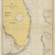 Load image into Gallery viewer, Cape Canaveral to Key West Map - 1945