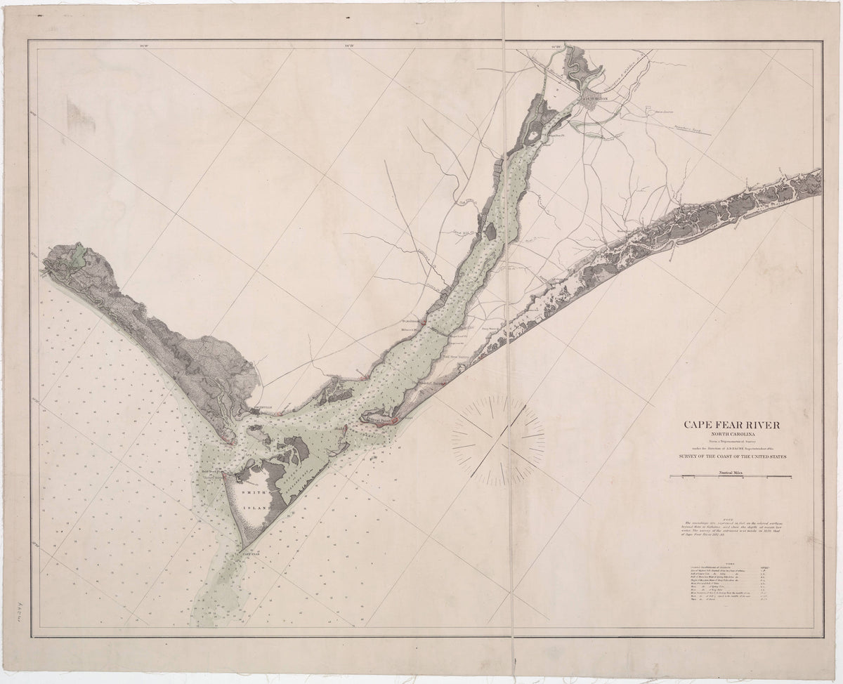 Cape Fear River Map – HullSpeed Designs