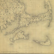 Load image into Gallery viewer, Cape Cod & Islands Map - 1844