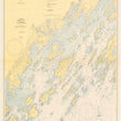 Load image into Gallery viewer, Casco Bay Map Notecards (1945) 4.25"x5.5"