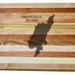 Load image into Gallery viewer, Chebeague Island Map Wooden Serving Board & Bar Board