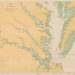 Load image into Gallery viewer, Chesapeake Bay (Southern Part) Map - 1914