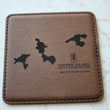 Load image into Gallery viewer, BVI Coaster Set - Dark Brown