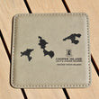 Load image into Gallery viewer, BVI Coaster Set - Light Brown