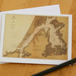 Load image into Gallery viewer, Coos Bay Map Notecards (1912) 4.25"x5.5"