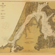 Load image into Gallery viewer, Coos Bay Map Notecards (1912) 4.25"x5.5"