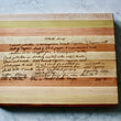 Load image into Gallery viewer, Recipe Engraved Wooden Serving Board - Custom