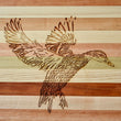 Load image into Gallery viewer, Duck Engraved Wooden Serving Board & Bar Board